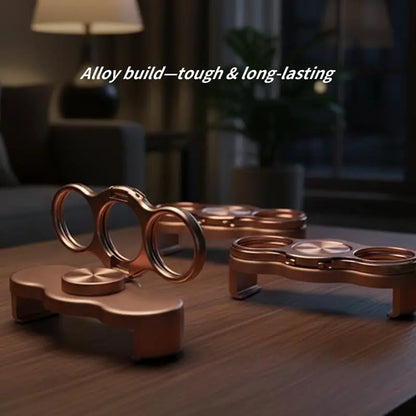 360 Rotation Finger Ring Stand for Phone Dual Loop Folding Mobile Holder Desktop Clip Lazy Bracket