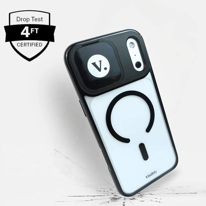 Mirrorme Phone Case with Built-In Mirror for Back Camera Selfies & Filming | Magsafe Kickstand Case