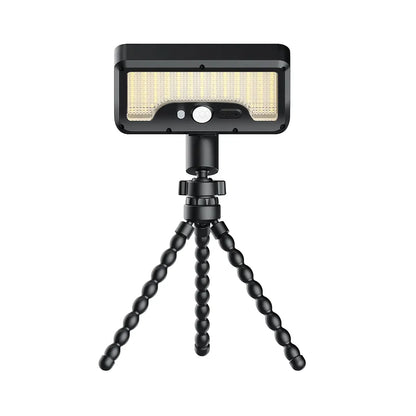 Illuminate Your Outdoors with 92 LED Solar Motion Sensor Lights - Adjustable Octopus Stand, USB & Solar Powered, 3 Smart Modes, IP65 Waterproof for Gardens and Gates